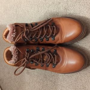 Pikolinos Bruselas Boot w/fur (brown, size 36)